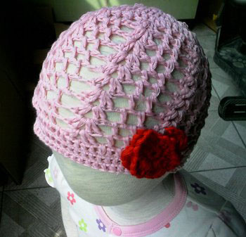 100% Cotton Children Crochet Handmade Flowers Hats  100% Cotton Children Crochet Handmade Flowers Hats