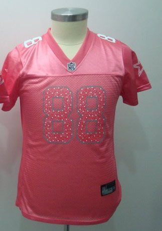 Dallas Cowboys Bryant #88 Pink Women Football Jerseys Wholesale