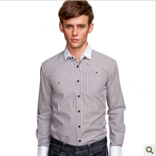 New Arrival Men's Casual Slim Fit Shirts Men's Long Sleeve Shirts