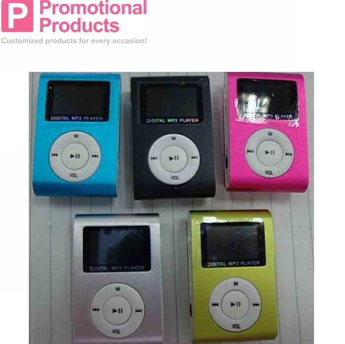 Logo Printing Handy Design Clip Mp3 Player