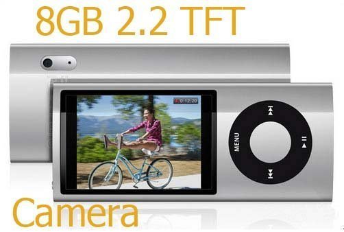 Wheel Scroll Button Brand New 8GB with Camera Mp3 Player