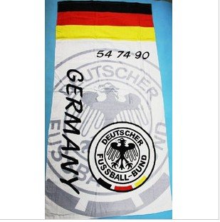 Free Shipping Pure Cotton Printing Washcloth New Arrival Football Fans Novel Towel