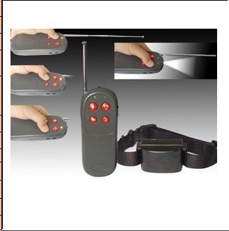 High Safe Dulset Whistle and Bright LED Light Remote Collar Pet Training
