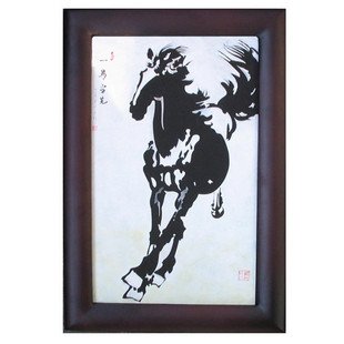 Art Craft Unique Gift Activated Carbon Carving Take the Lead Wall Mounted