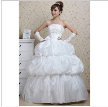 Princess Sweetheart Chapel Train Taffeta with Beaded Embroidery Bride Dresses