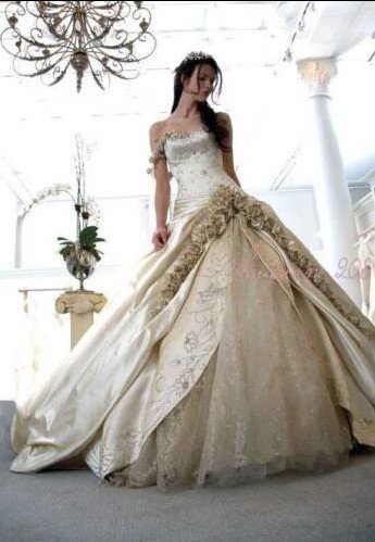 One Shoulder Sexy A-Line Mermaid Taffeta Bride Dresses