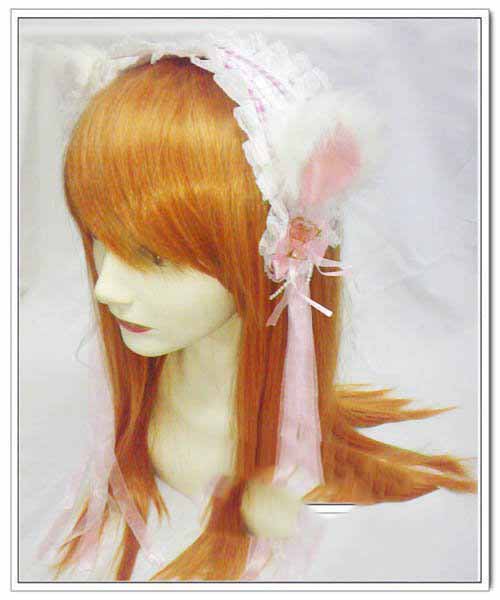 Wholesale White Gothic Lolita Beautiful with Orecchiette Fashion Cosplay Headdress