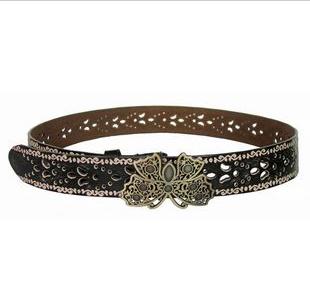 Quality Guaranteed Pretty Women's Bowknot Embossed New Material Leather Belts  Quality Guaranteed Pretty Women's Bowknot Embossed New Material Leather Belts