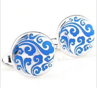 Free Shipping Fashion New Designer Platinum Men's Cufflinks Free Giftbox  Free Shipping Fashion New Designer Platinum Men's Cufflinks Free Giftbox