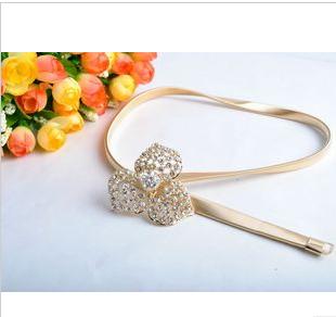 Lady's Fashionable Rhinestones Quality Guarantee Genuine Leather Belt  Lady's Fashionable Rhinestones Quality Guarantee Genuine Leather Belt