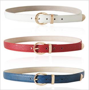 Fashionable Boa Constrictor Lady's Latest Genuine Leather Belt  Fashionable Boa Constrictor Lady's Latest Genuine Leather Belt