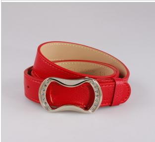 Quality Guarantee Casual Style Rhinestones Fashion Lady's Leather Belts