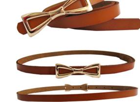 Quality Guaranteed Simple Style Novel Designer Fashion Lady's Leather Belts