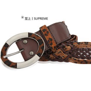 Cool Designed High Quality Fashion Lady's Horsehair Leather Belts