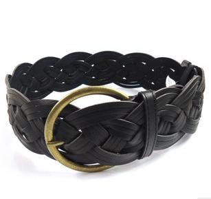Plaited Article Queen Restoring Ancient Ways High Quality Fashion Lady's Leather Belts