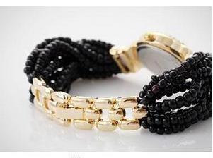 Beads Rhinestone Bracelet Watch European Beads 20cm