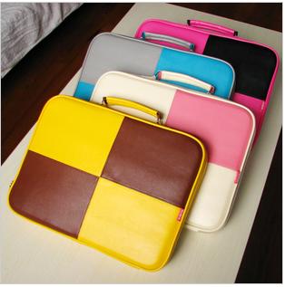 Brand New Classic High Quality Unique Design PU Leather Accessories Laptop Bags