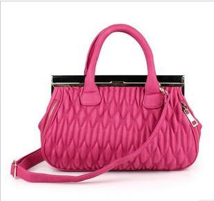 Unique Red Color Woven Design Durable Style Bags