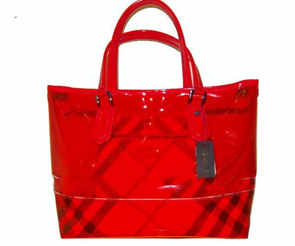 Elegant Red Color Pu Leather Portable Design Bag