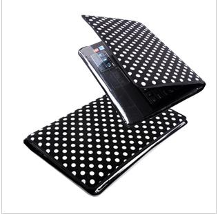 Fashional Dot Design 15.4 Inches with Outside Pocket Laptop Sleeves