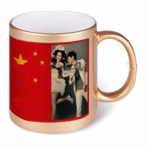Novelty Designed Customization Discoloration Ceramic Mark Mugs