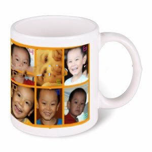 Custom Discoloration White Printed Discoloration Mugs