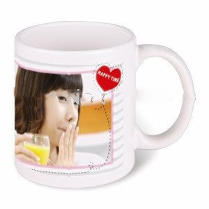 Individual Design Ceramic Material White Polychromatic Mugs