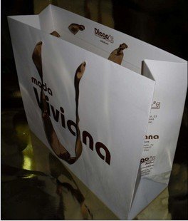 Logo Printing Convenient Handle Stylish Designer Paper Bag