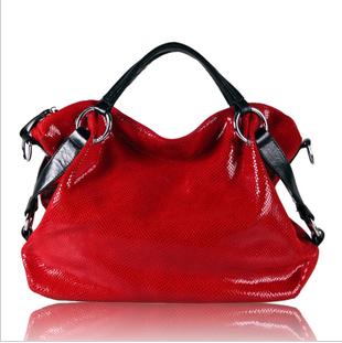 Lady's Waterproof Genuine Leather Wonderful Workmanship Handbags