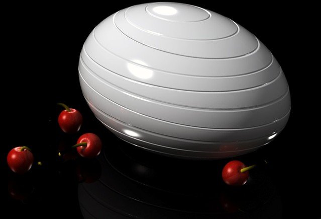 New Creative Novelty Designed Pebble Shaped Fruit Plate