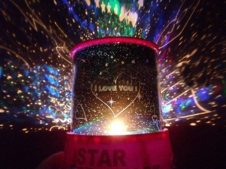 Romantic Projector Star Lover Led Night Christmas and Valentine Cupid