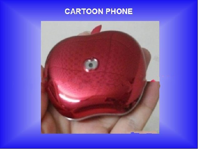 Novelty Qwerty Keyboard Cute  Apple Shape Child Mobilephone