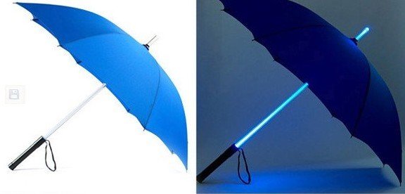Christmas Gift / LED Flashlight Umbrella, Light Umbrella, New novelty
