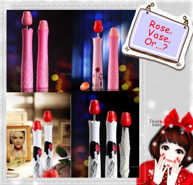 Exotic Family Product! Rose Umbrella / Bumbersoll, Creative Sun Umbrella