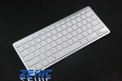 White Bluetooth Wireless Edition Chocolate Type Scissors Foot Keyboard