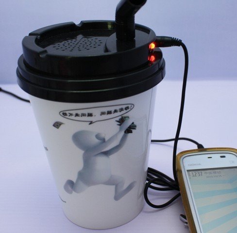 Music Cup Speaker, Music Cup / Mug, Sound Blasting Mp3 / Computer Speakers, Smallest Speaker