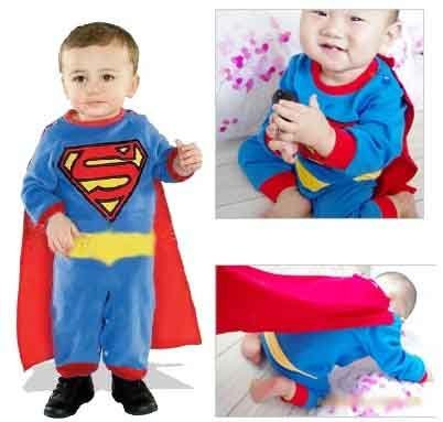 Jumpsuits Toddlers Bodysuit Baby Rompers Cotton Superman Romper Boys Costumes