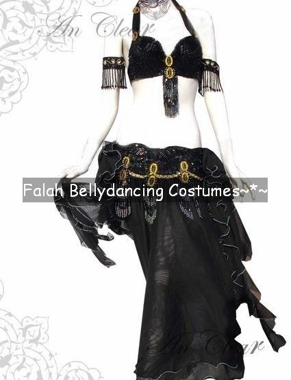 Professional Egyptian Belly Dance Costume Set Raks Sharki Hand Made Belly Dancer Outfits  Professional Egyptian Belly Dance Costume Set Raks Sharki Hand Made Belly Dancer Outfits