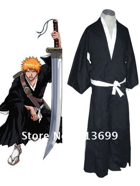 Bleach Chigo Kurosaki Soul Reaper Uniform Cosplay