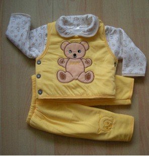 Kids Clothes Sets Polyester / Cotton First Grade Baby Sweater