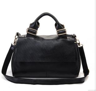 Genuine Leather Retro Style Lady's Tote Handbag