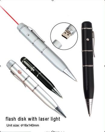 Laser Pointer Pen Usb Flash Drive 2GB with Gift Box