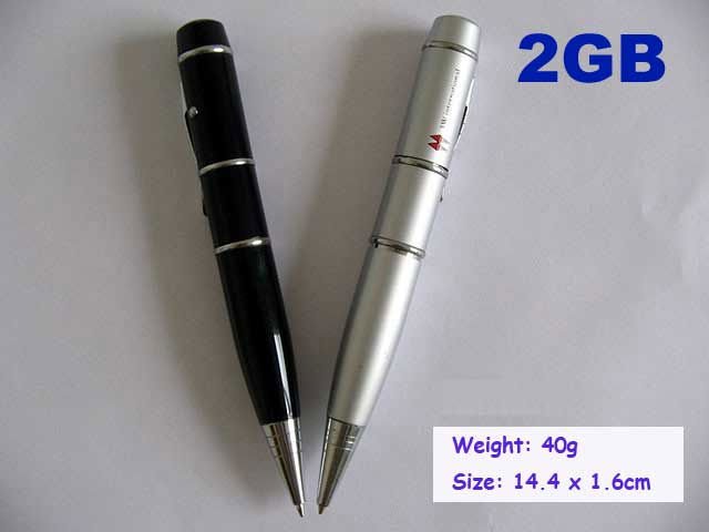 USB Pen Drive Souvenir 2GB Genuine Memory + Ballpen 3 in 1 + Custom Logo