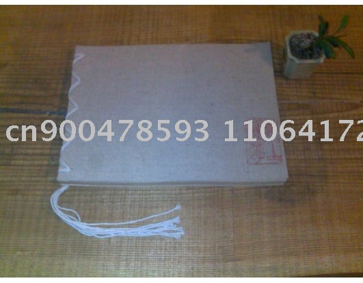 Your Own Logo Burlap Cover Notebook Composition Handmade Book