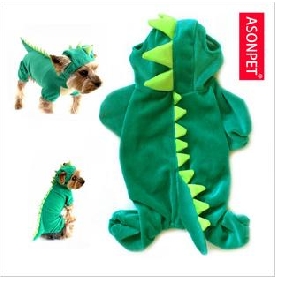 Velvet Teddy Small Dogs Four Feet Dinosaur Shapeshift Pet's Clothes