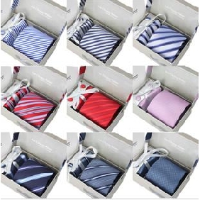 Polyester Silk Yarn Dyed Arrow Type Wedding Tie
