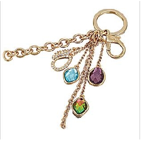 Lover's Creative Novelty Tassel Design Metal Keychain