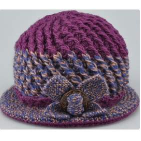 2011 Brand New Lady Winter Fashion Warm Pure Wool Hat
