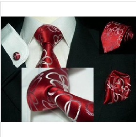 Men's Arrow Type Broken Flower Pure Silk Official Tie