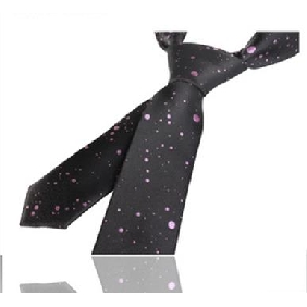 Men's Arrow Type Broken Flower Super Narrow Leisure Tie